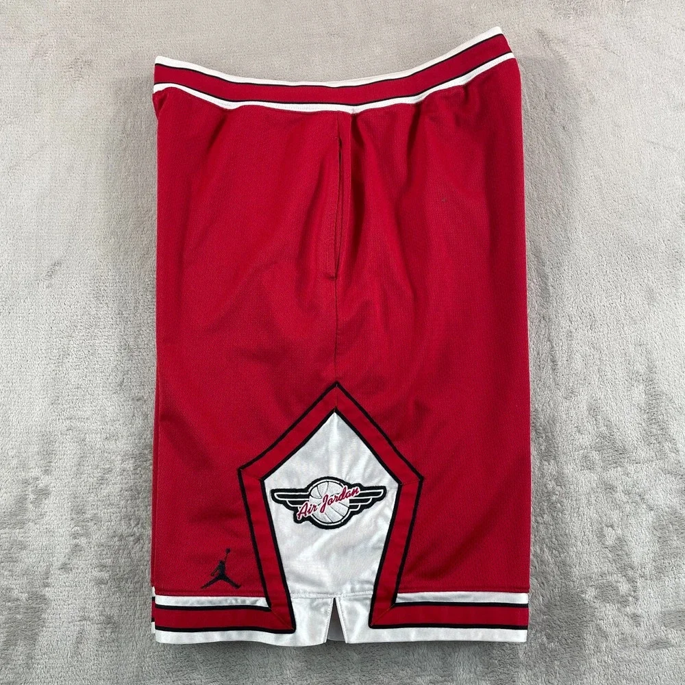 Vintage Nike Air Jordan Basketball Shorts Men 2XL Diamond Wings‎ JumpMan Heavy